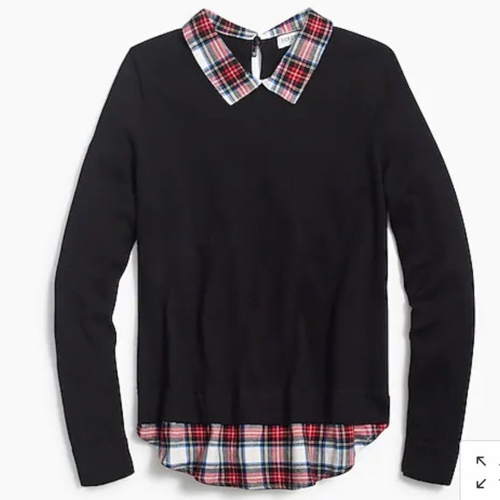 BRAND NEW WITH TAG JCREW TARTAN SWEATER PLAID